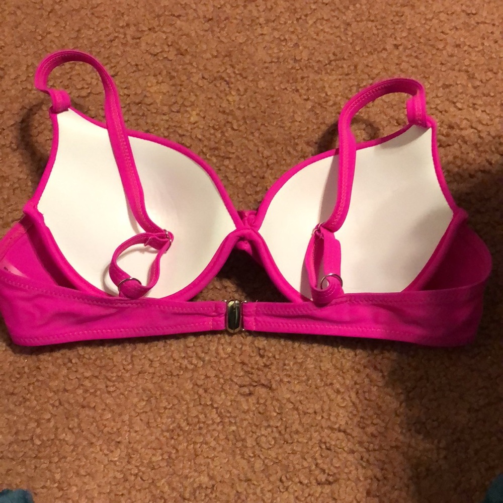 Shein Vibrant Hot Pink Bikini Top - Picture 3 of 6
